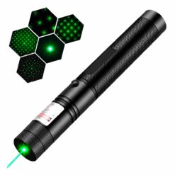 PUNTERO LÁSER VERDE RECARGABLE 303 CON BATERÍA Y CARGADOR