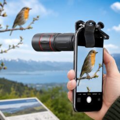 Alternative view of TELESCOPIO MONOCULAR PARA CELULAR 18X26 CON CLIP TEL-45