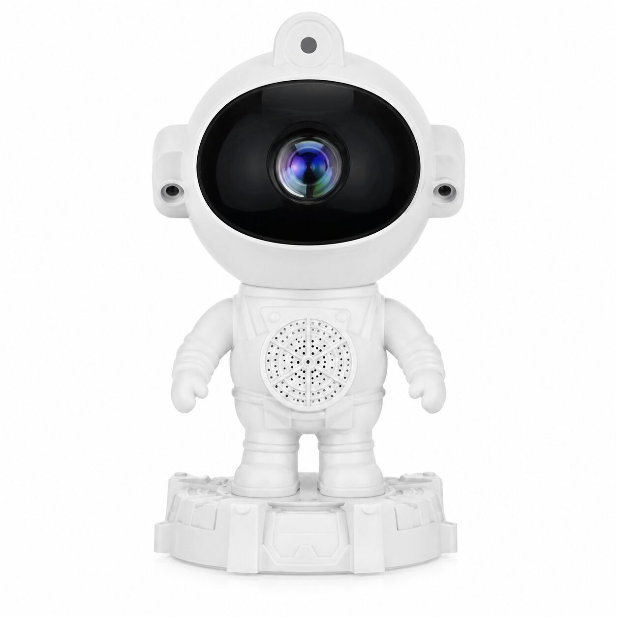 VELADOR ASTRONAUTA PROYECTOR LED CON PARLANTE 0393BLA