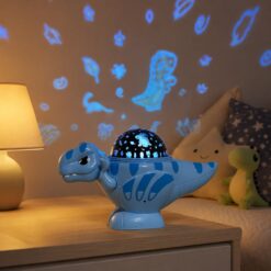 Alternative view of VELADOR PROYECTOR DINOSAURIO LED USB TYPE-C AZUL XB-7706/0557