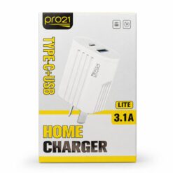 ADAPTADOR 3.1 PRO21 LITE TIPO C + USB CAJA AMARILLA