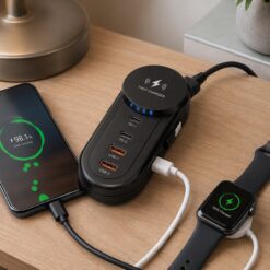 Alternative view of CARGADOR MULTIFUNCIÓN DF-62 5.1A 2PD + 2USB CON CABLE TYPE-C