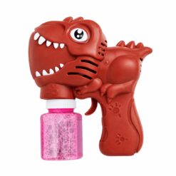 PISTOLA DE BURBUJAS A PILA DINOSAURIO CON LUCES M-8