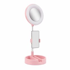 ESPEJO LED CON SOPORTE PARA CELULAR G3 ZX-901