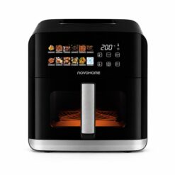 FREIDORA DE AIRE DIGITAL NOVOHOME 10L 1500W CON VENTANA NH-AF010