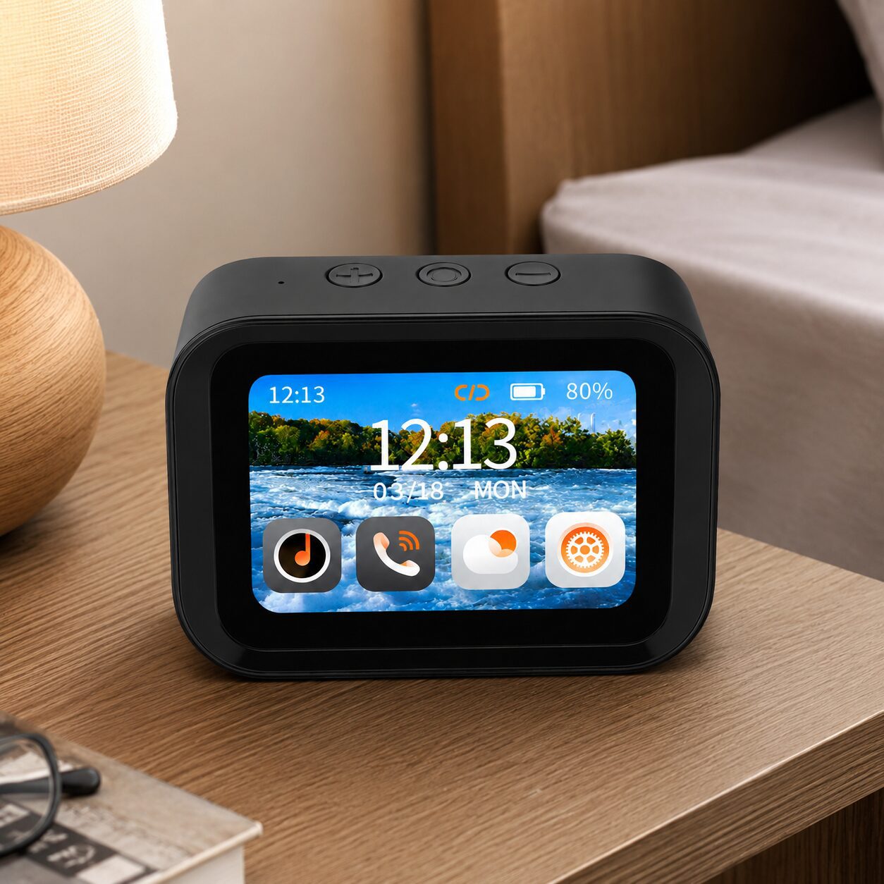 PARLANTE SMART BLUETOOTH CON PANTALLA TF26 PRO - Imagen 2