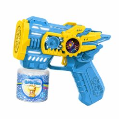 PISTOLA DE BURBUJAS A PILA GEAR BUBBLE GUN CON LUCES QB-502Y