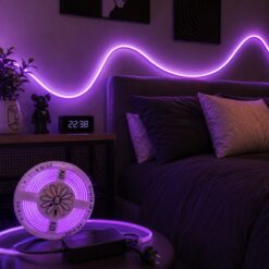 Alternative view of TIRA LED NEÓN FLEXIBLE VIOLETA 5M 12V M-87