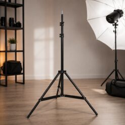 Alternative view of TRÍPODE 2.10M SOPORTE DE ILUMINACIÓN TELESCÓPICO PARA ARO LED Y FLASH