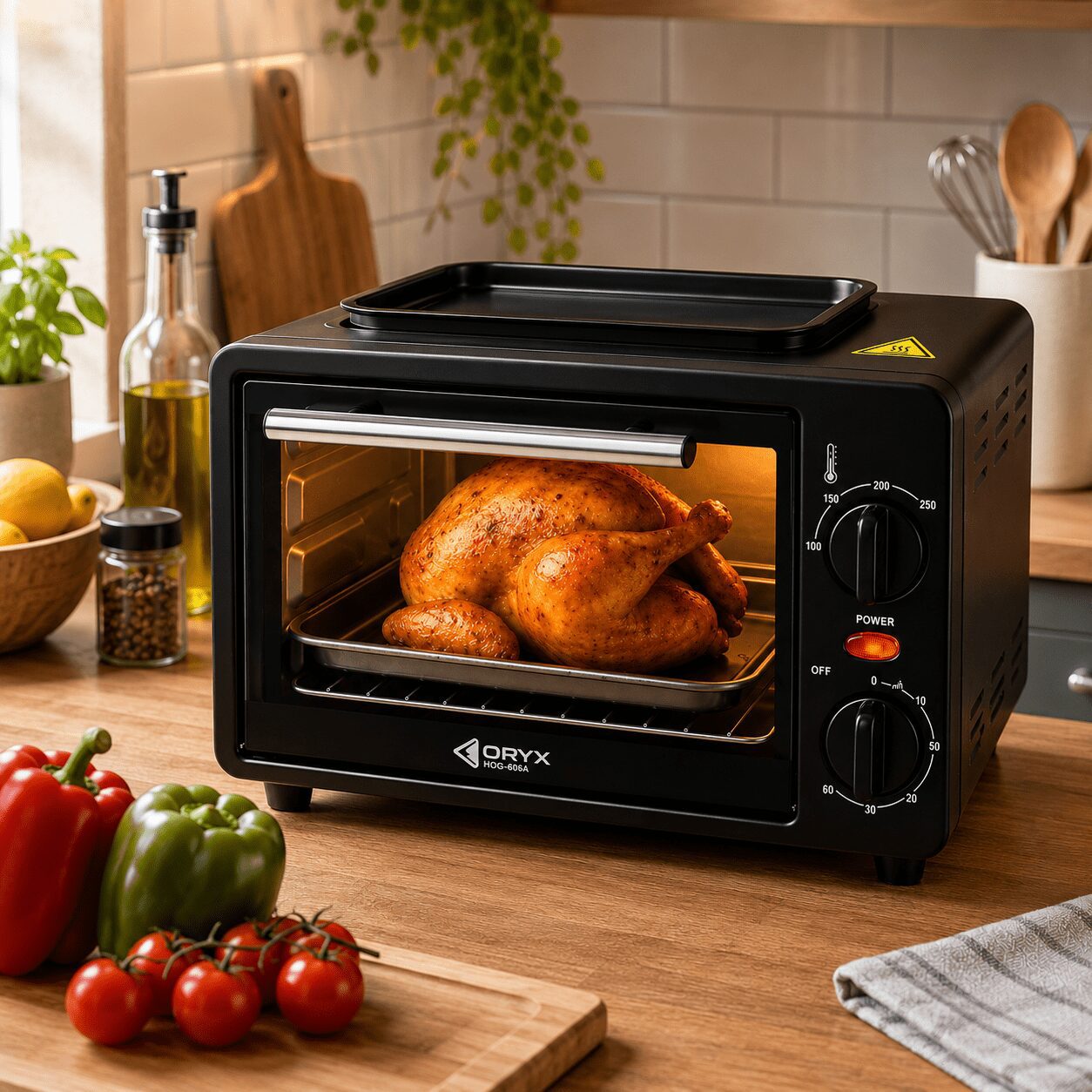 HORNO ELECTRICO ORYX 1000W 10L OR-HE100 - Imagen 2