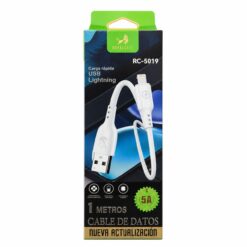 CABLE DE DATOS ROYALCELL IPHONE 5A 1 METRO RC-5019