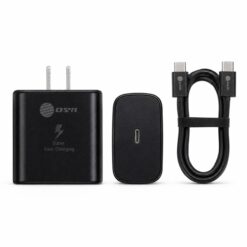 CARGADOR RÁPIDO OSR 45W PD USB-C + CABLE TIPO C A TIPO C K-61074