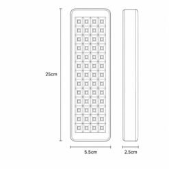 Alternative view of LUZ DE EMERGENCIA 60 LED MINI ZM-Y02