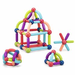 JUEGO MAGNETICO DE CONSTRUCCION STICKS 64 PIEZAS STEM JM-SEI6
